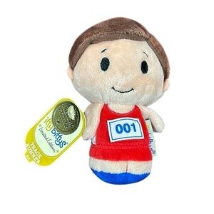 New Hallmark Itty Bittys Limited Edition Track Runner 4.5" Mini Bean Bag Plush